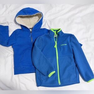 BUNDLE ALERT 📣 Lands' End Kids Blue Jacket size 2-3 and 3T blue zip up hoodie.